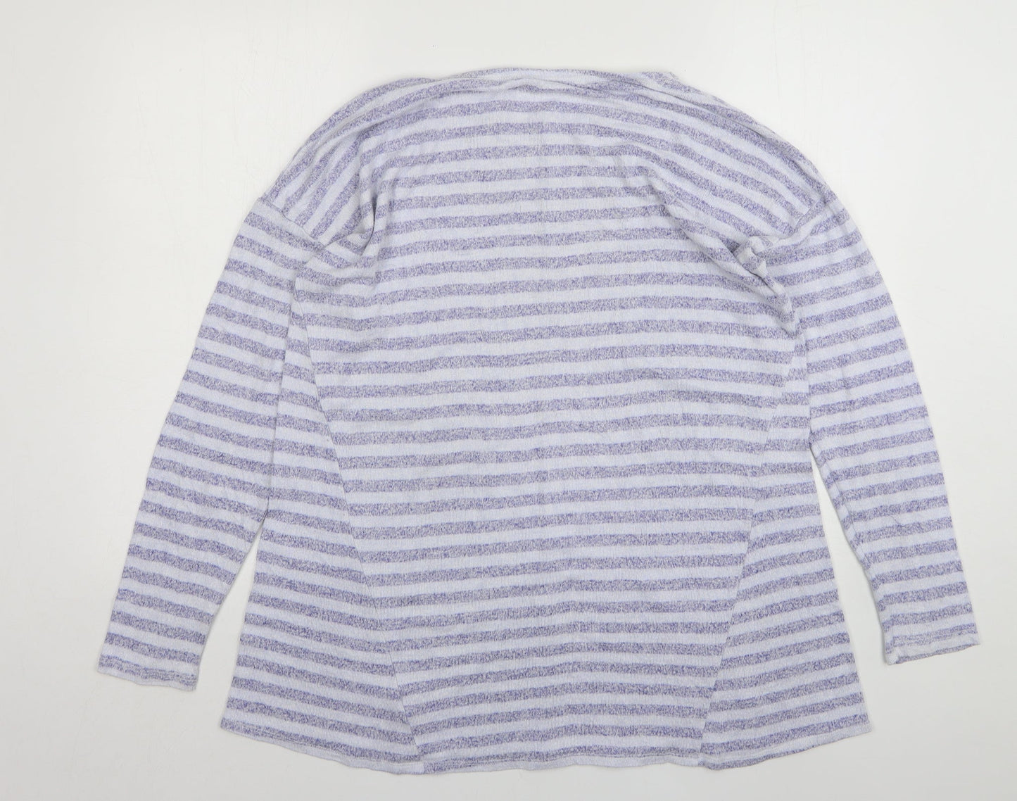 Womens UK Size L Retrology Blue Pullover Jumper