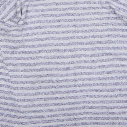 Womens UK Size L Retrology Blue Pullover Jumper