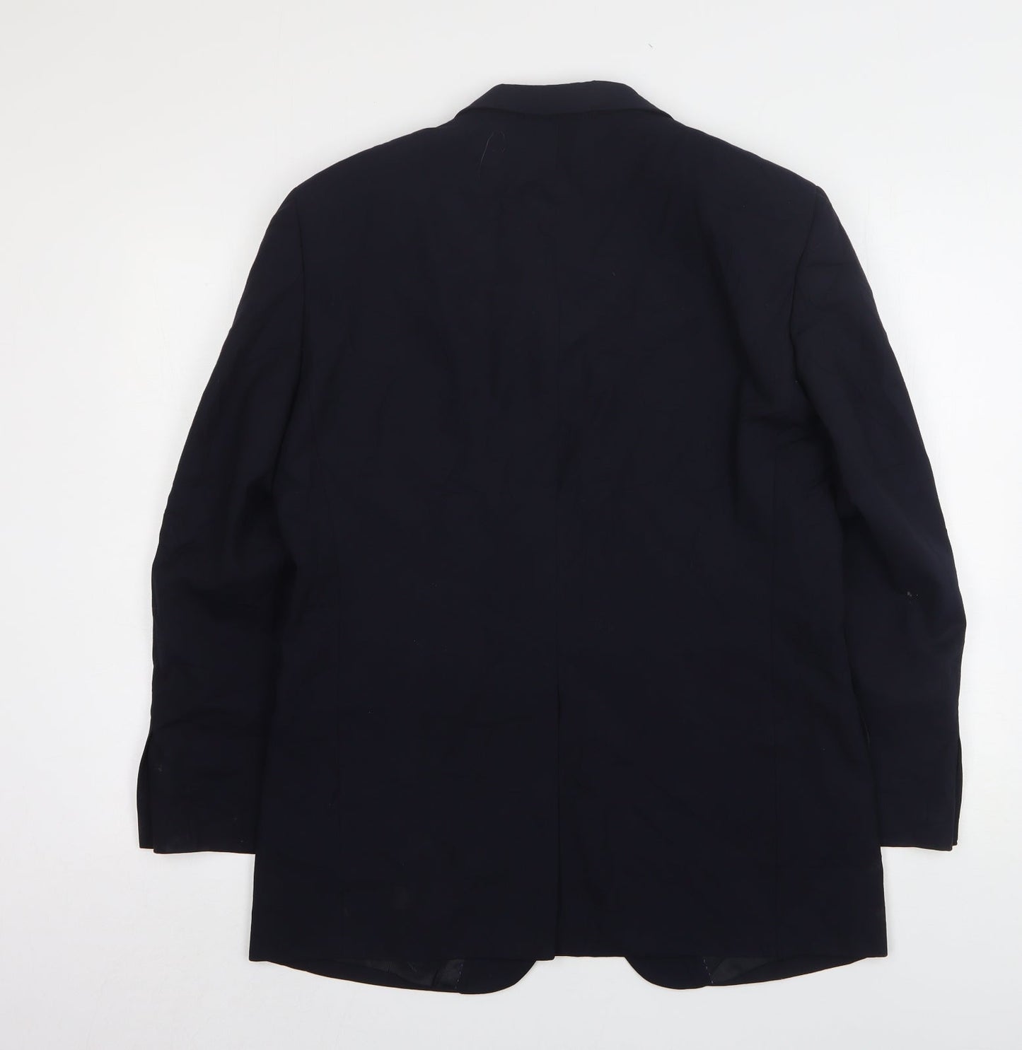 Mens UK Size 38 Charlton Grey Regular Blue Suit Jacket