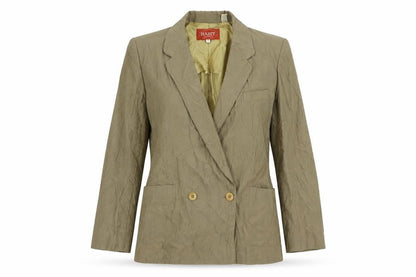Habit Womens Brown  Polyester Jacket Suit Jacket Size 10