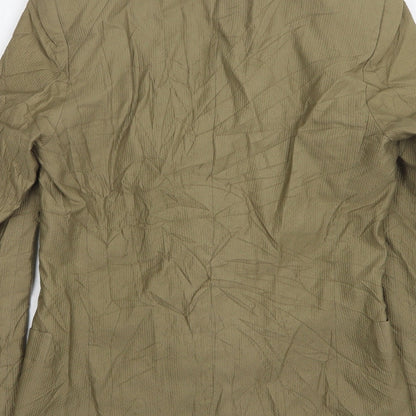 Habit Womens Brown  Polyester Jacket Suit Jacket Size 10
