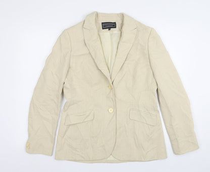 Debenhams Womens Beige  Polyester Jacket Suit Jacket Size 12