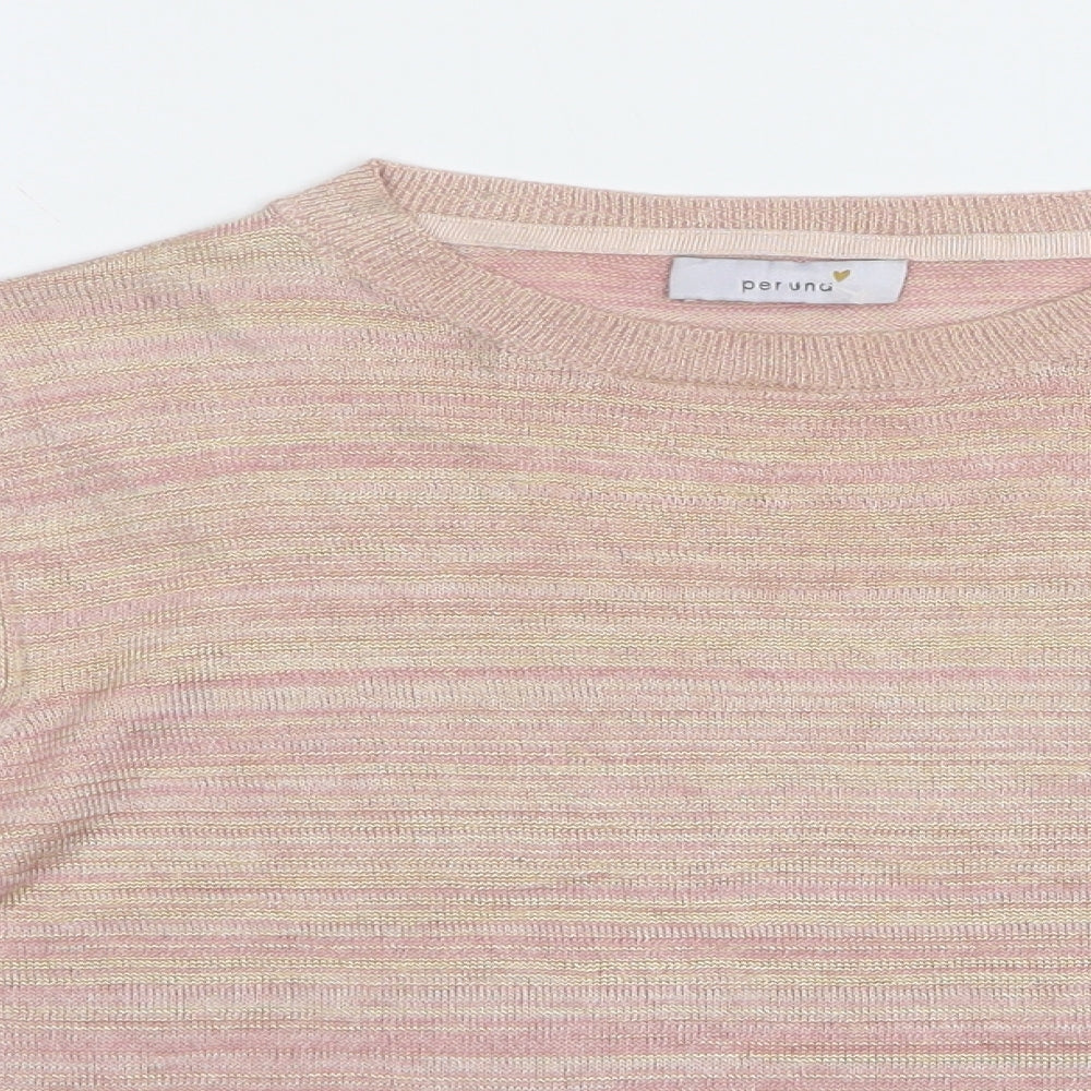 Womens UK Size 12 Marks and Spencer Pink Pullover Jumper
