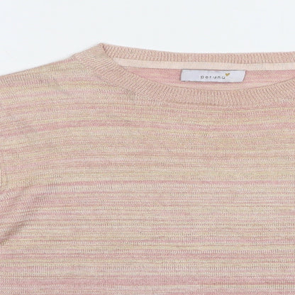 Womens UK Size 12 Marks and Spencer Pink Pullover Jumper