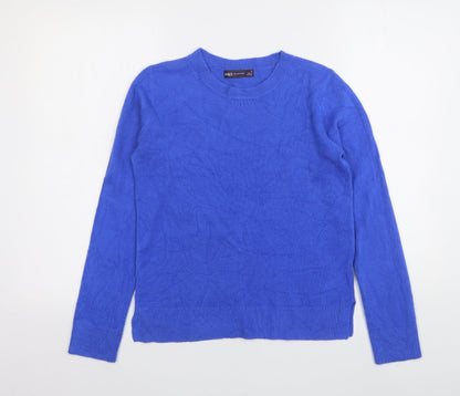 Womens UK Size 8 Marks and Spencer Blue Pullover Jumper