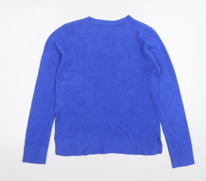 Womens UK Size 8 Marks and Spencer Blue Pullover Jumper