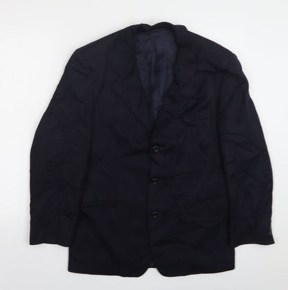 Mens UK Size 38 Burton Regular Blue Suit Jacket