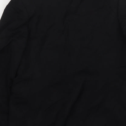 Essay Mens Black  Polyester Jacket Suit Jacket Size 40