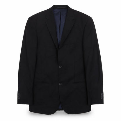George Mens Black  Polyester Jacket Suit Jacket Size 38