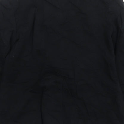 New Look Womens Black  Cotton Jacket Blazer Size 10