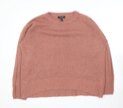 Womens UK Size L New Look Pink Pullover Jumper