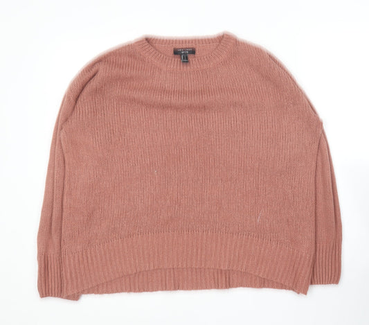 Womens UK Size L New Look Pink Pullover Jumper
