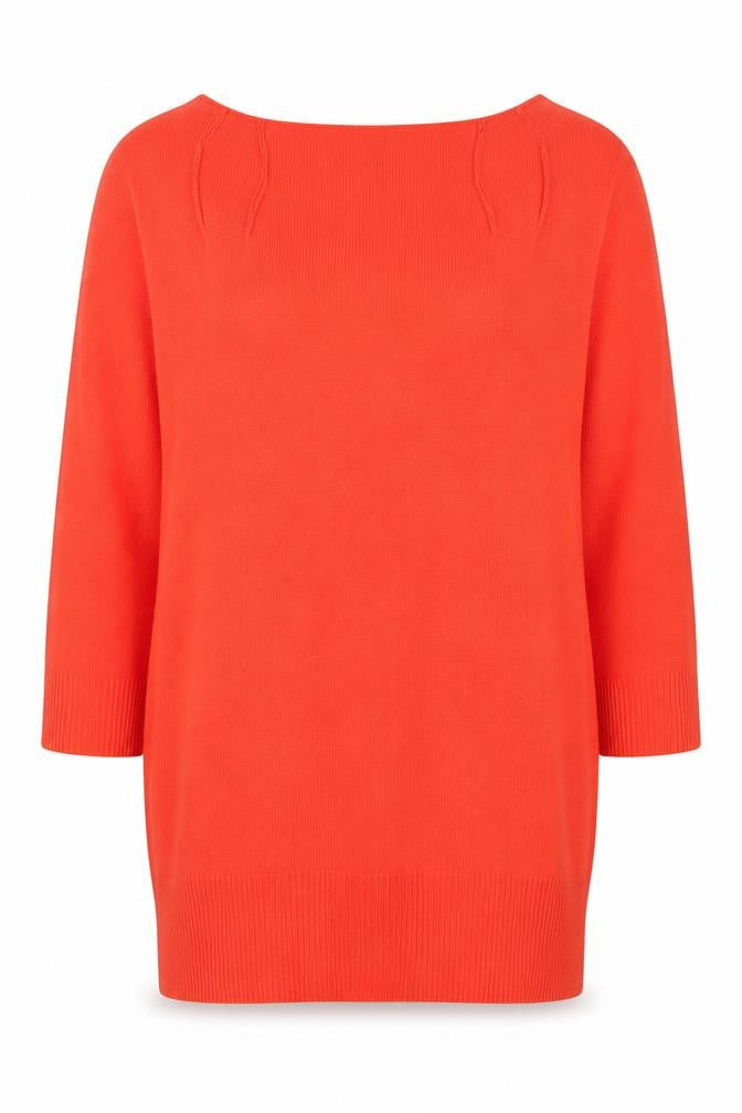 Womens UK Size 8 F&F Red Pullover Jumper