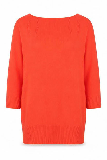 Womens UK Size 8 F&F Red Pullover Jumper