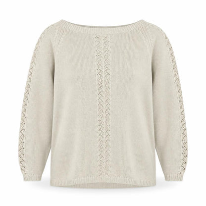 Womens UK Size 14 George Beige Pullover Jumper