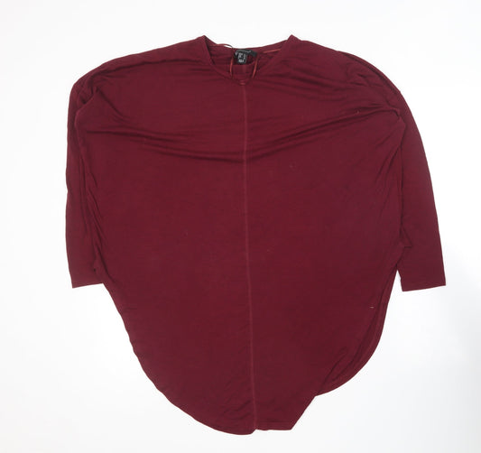 Atmosphere Womens Purple Round Neck  Polyester Pullover Jumper Size 16