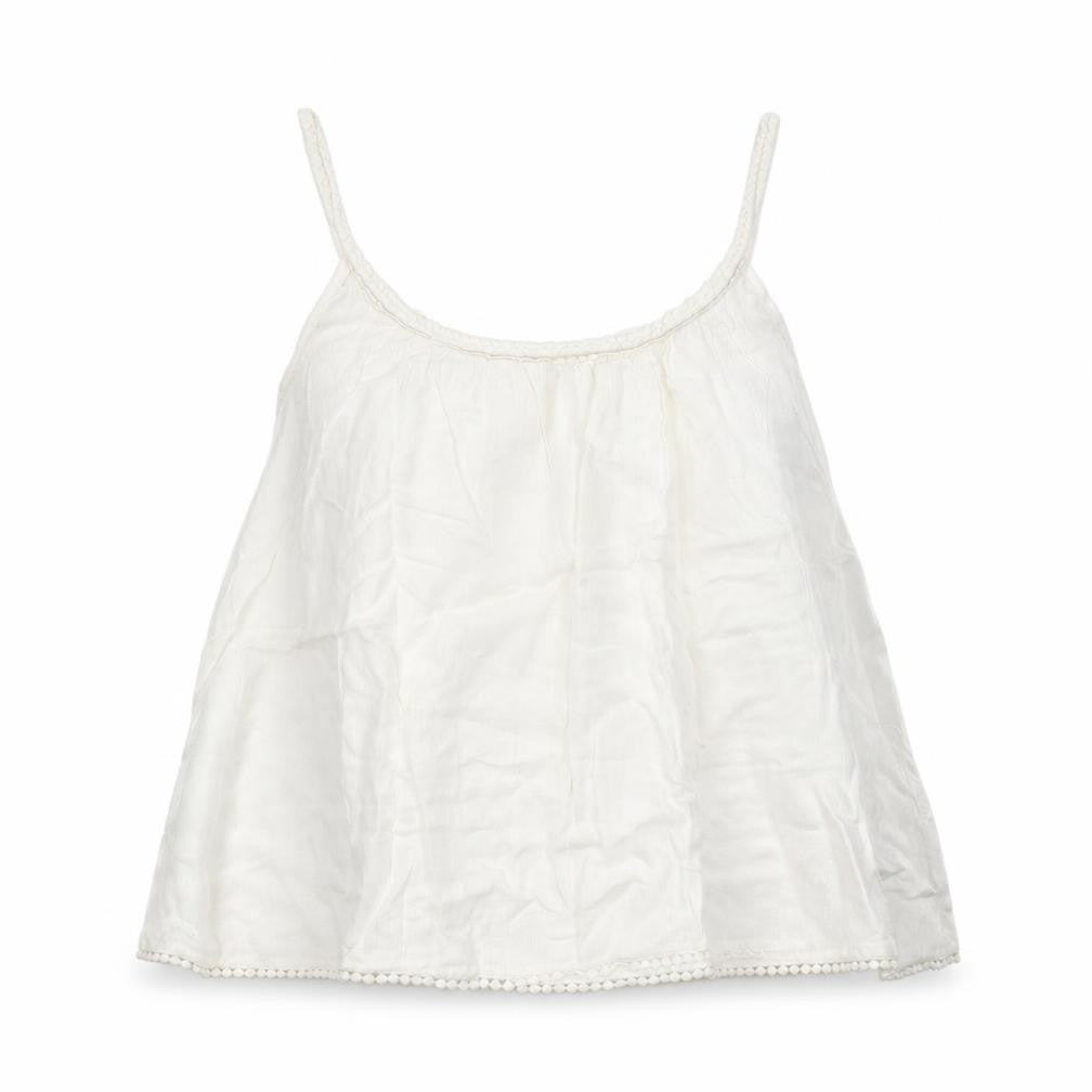 Womens UK Size 10 New Look White Camisole T-Shirt