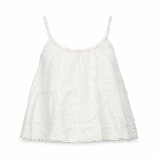 Womens UK Size 10 New Look White Camisole T-Shirt