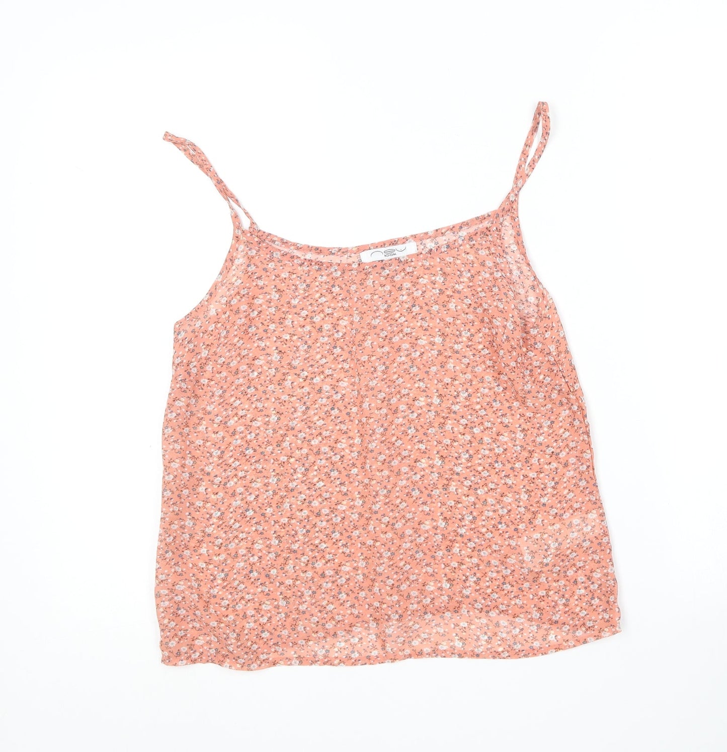 Womens UK Size 10 New Look Multicoloured Camisole T-Shirt