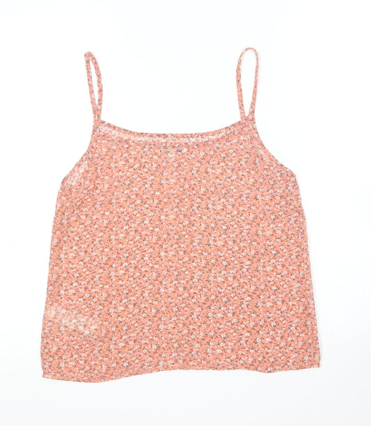 Womens UK Size 10 New Look Multicoloured Camisole T-Shirt