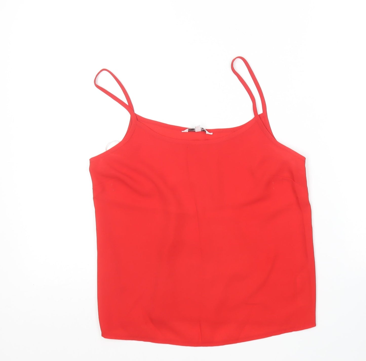Womens UK Size 8 New Look Red Camisole T-Shirt