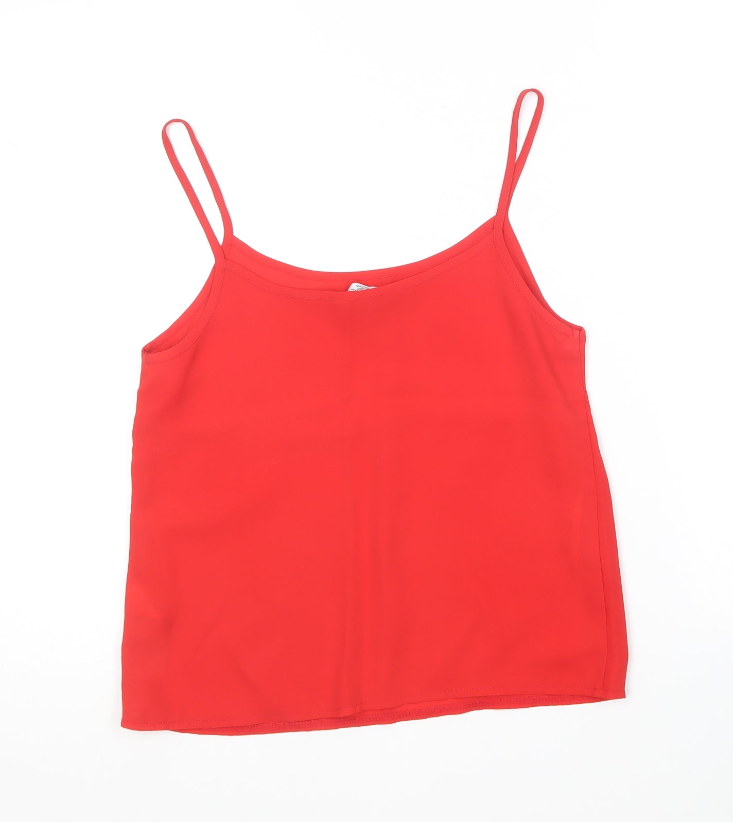 Womens UK Size 8 New Look Red Camisole T-Shirt