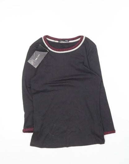 Womens UK Size S Zara Grey Basic T-Shirt