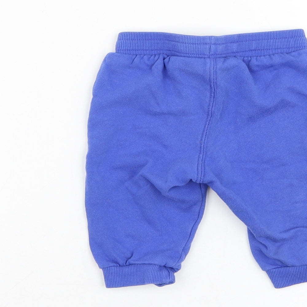 H&M Boys Blue  Cotton Jogger Trousers Size 3-6 Months  Pullover