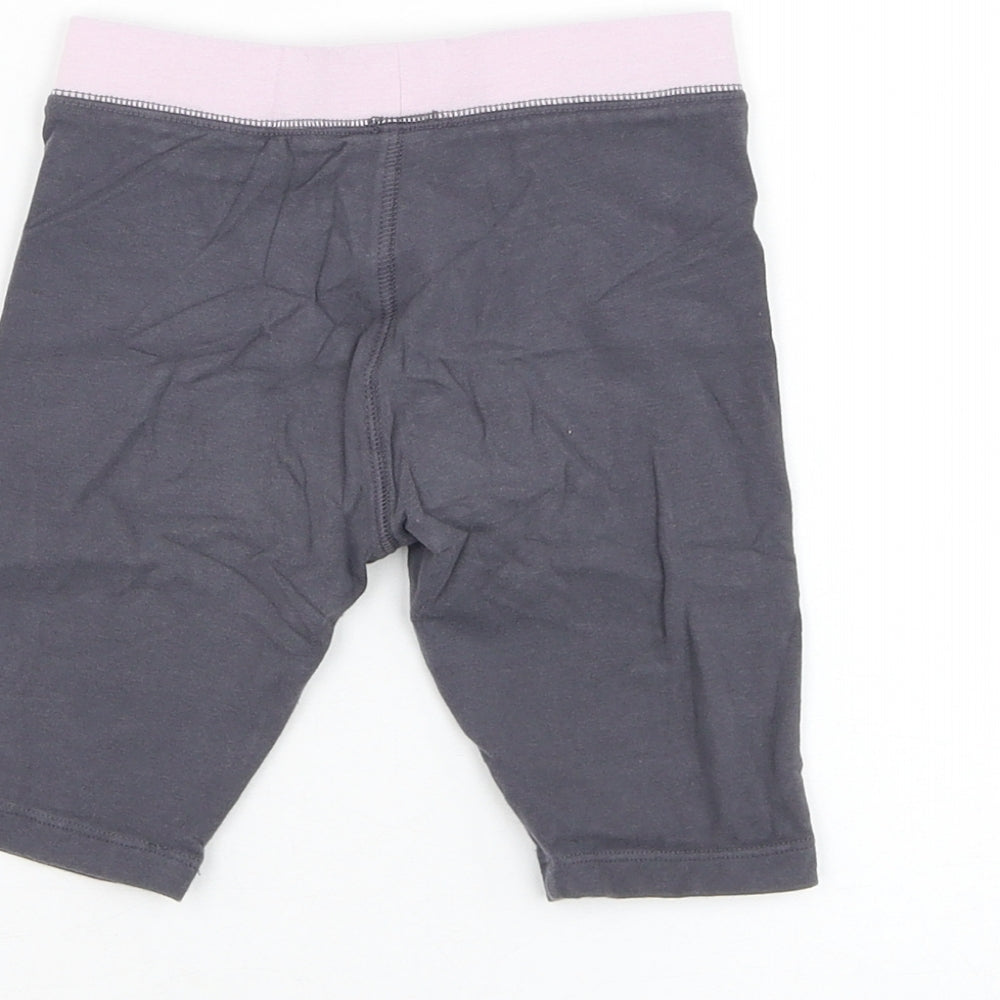 NEXT Girls Grey  Cotton Biker Shorts Size 5 Years  Regular  - Mickey Mouse