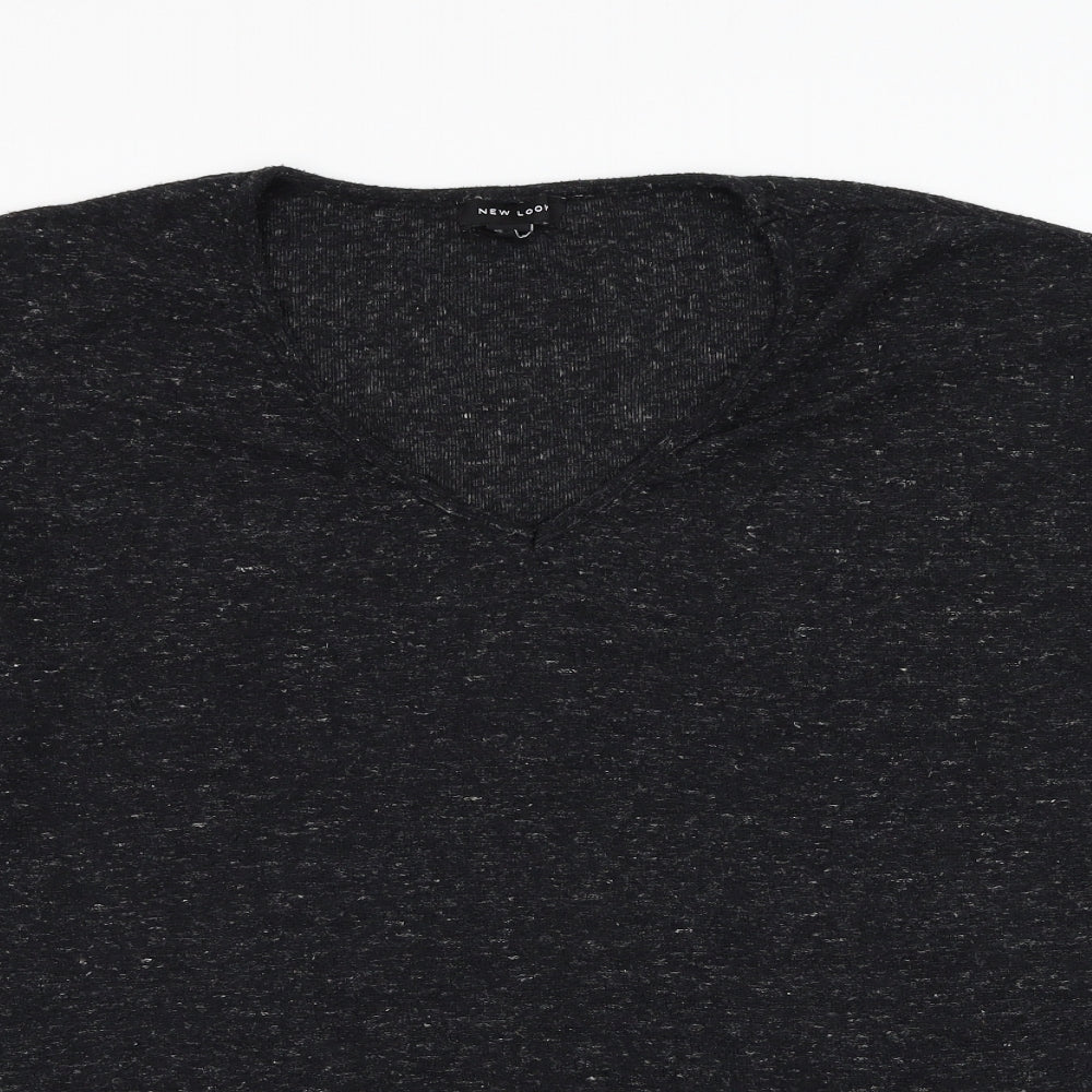 Womens UK Size L New Look Black Pullover Jumper