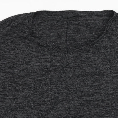 Primark Womens Grey Round Neck  Polyester Pullover Jumper Size 14