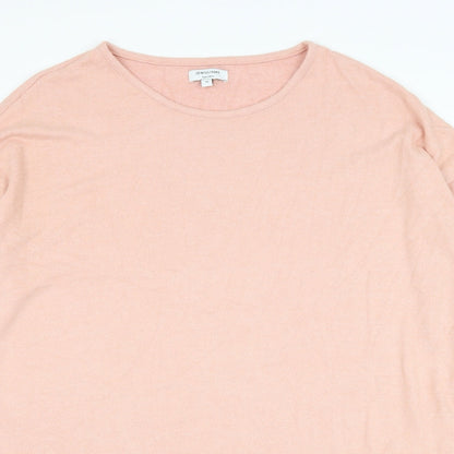 J.D Williams Womens Pink Round Neck  Viscose Pullover Jumper Size 14