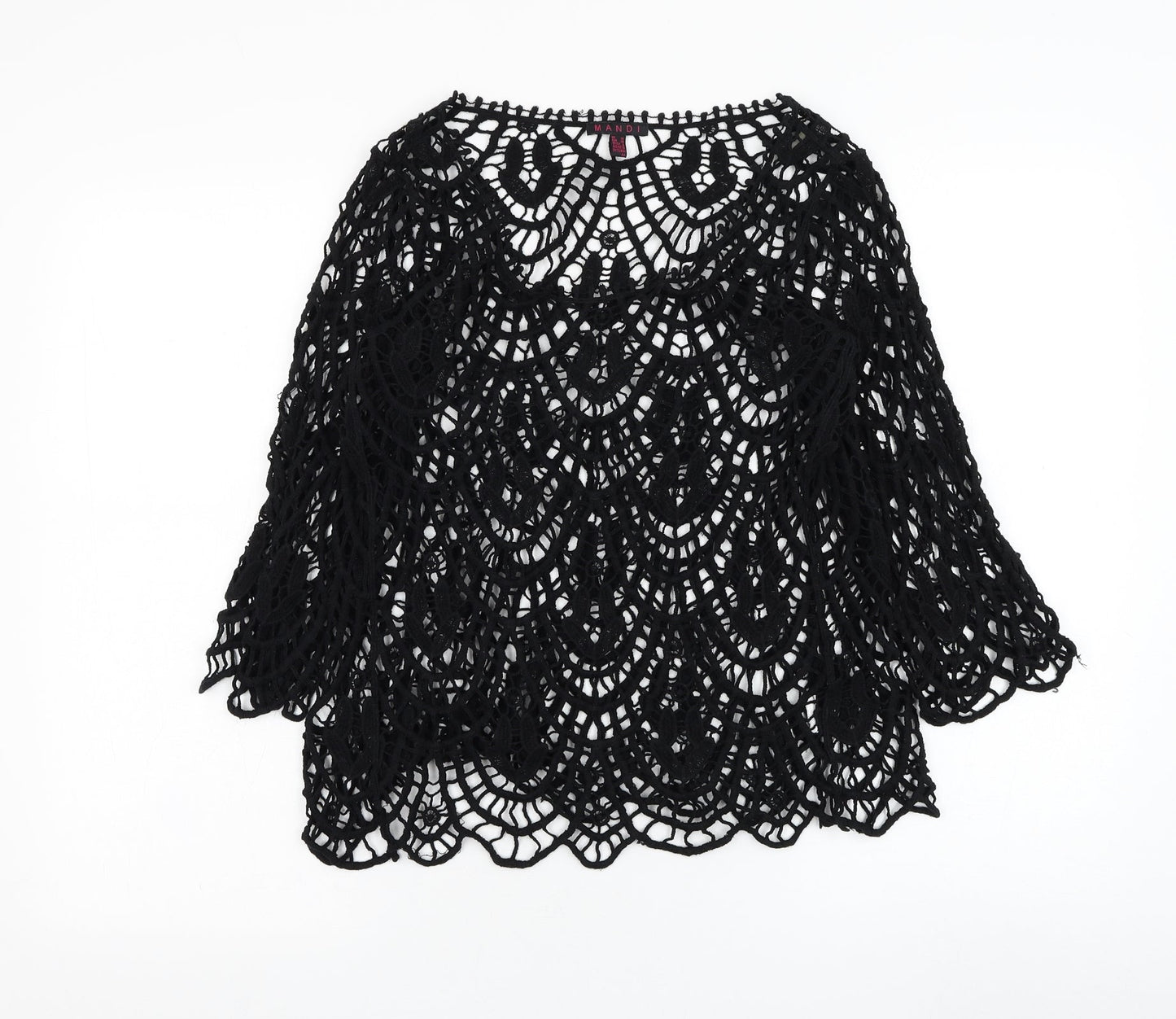 Womens UK Size 10 Mandi Black Pullover Jumper