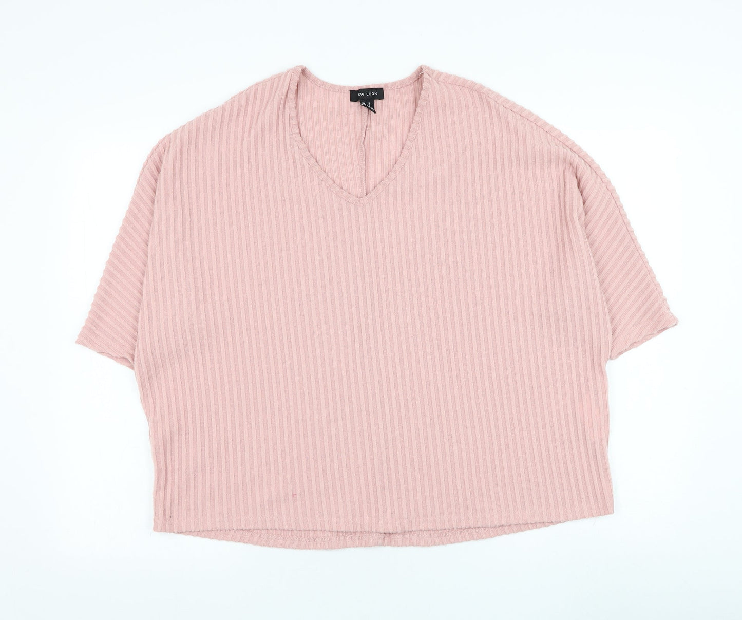 Womens UK Size S New Look Pink Pullover Jumper