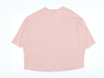 Womens UK Size S New Look Pink Pullover Jumper