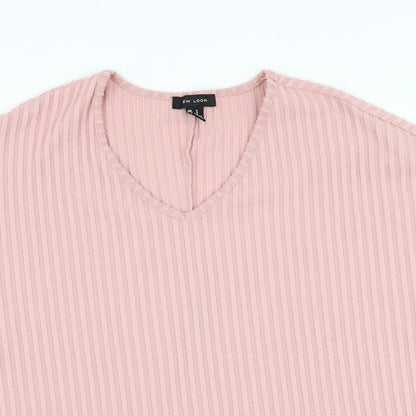 Womens UK Size S New Look Pink Pullover Jumper