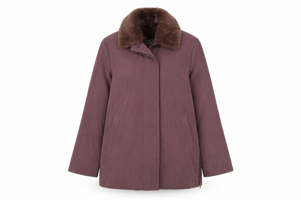 Womens UK Size 14 Soon Purple Overcoat