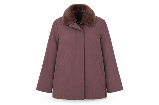 Womens UK Size 14 Soon Purple Overcoat