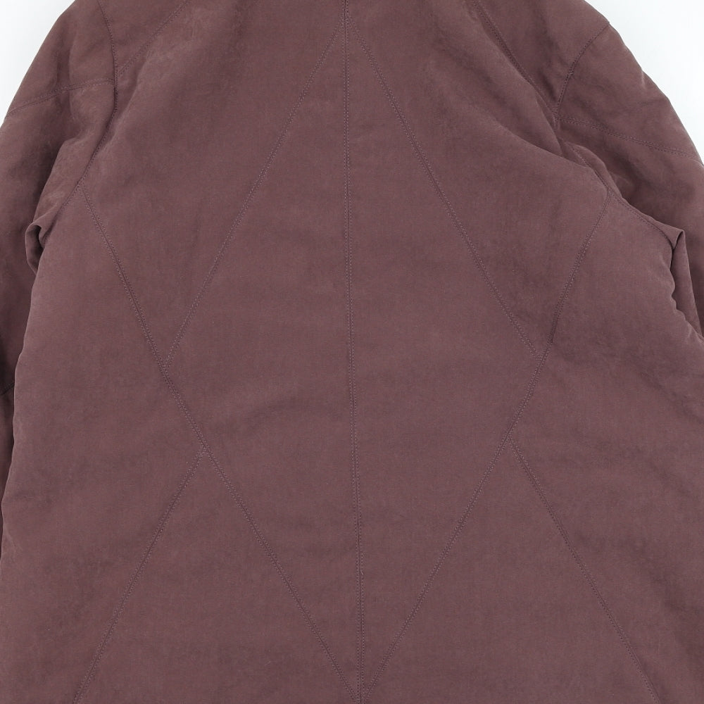 Womens UK Size 14 Soon Purple Overcoat