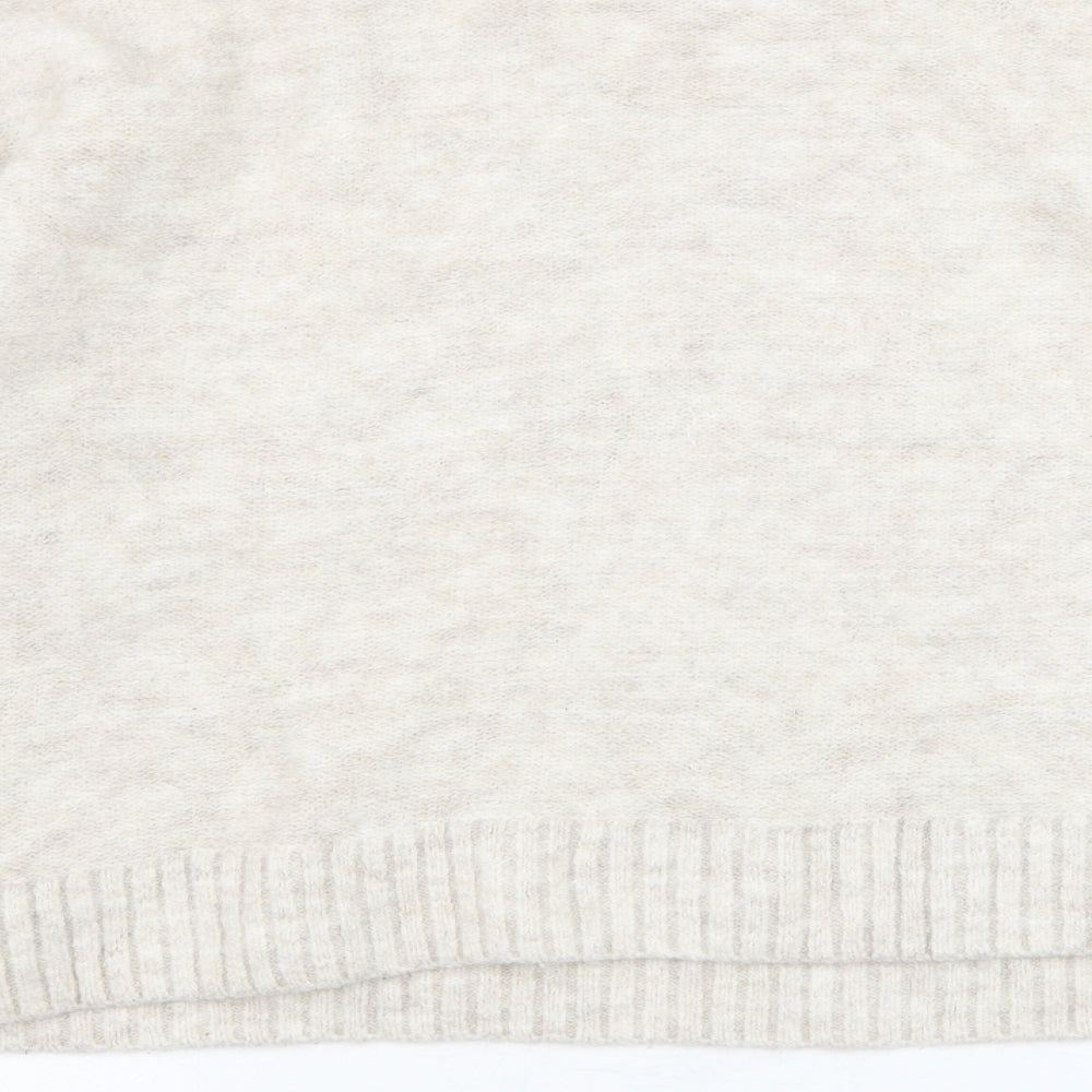 Womens UK Size L Divided by H&M Ivory Pullover Jumper