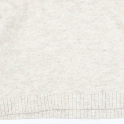Womens UK Size L Divided by H&M Ivory Pullover Jumper