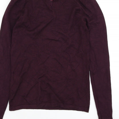 Womens UK Size S Warehouse Purple Pullover Jumper