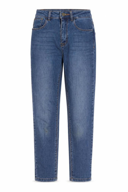 Collusion Womens Blue  Cotton Mom Jeans Size 25 L32 in Slim Zip