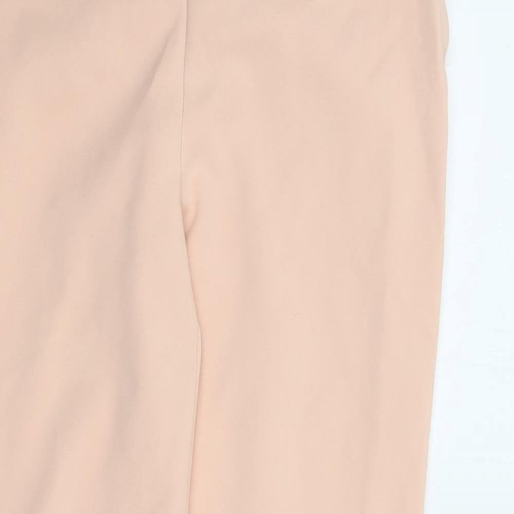 Womens UK Size M Zara Regular Fit  Pink Trousers