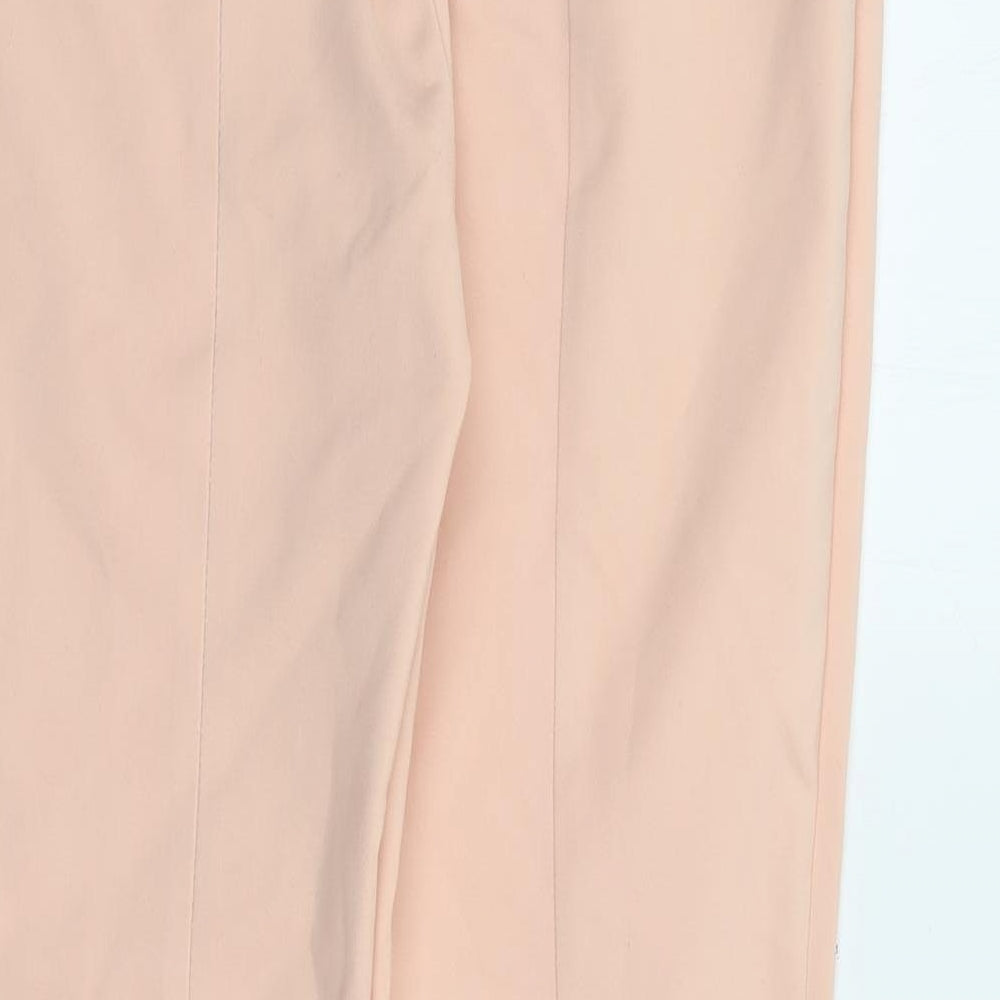 Womens UK Size M Zara Regular Fit  Pink Trousers