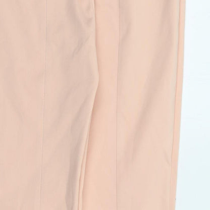 Womens UK Size M Zara Regular Fit  Pink Trousers
