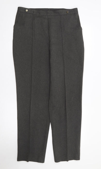 Womens UK Size 14 Marks and Spencer Regular Fit  Brown Trousers