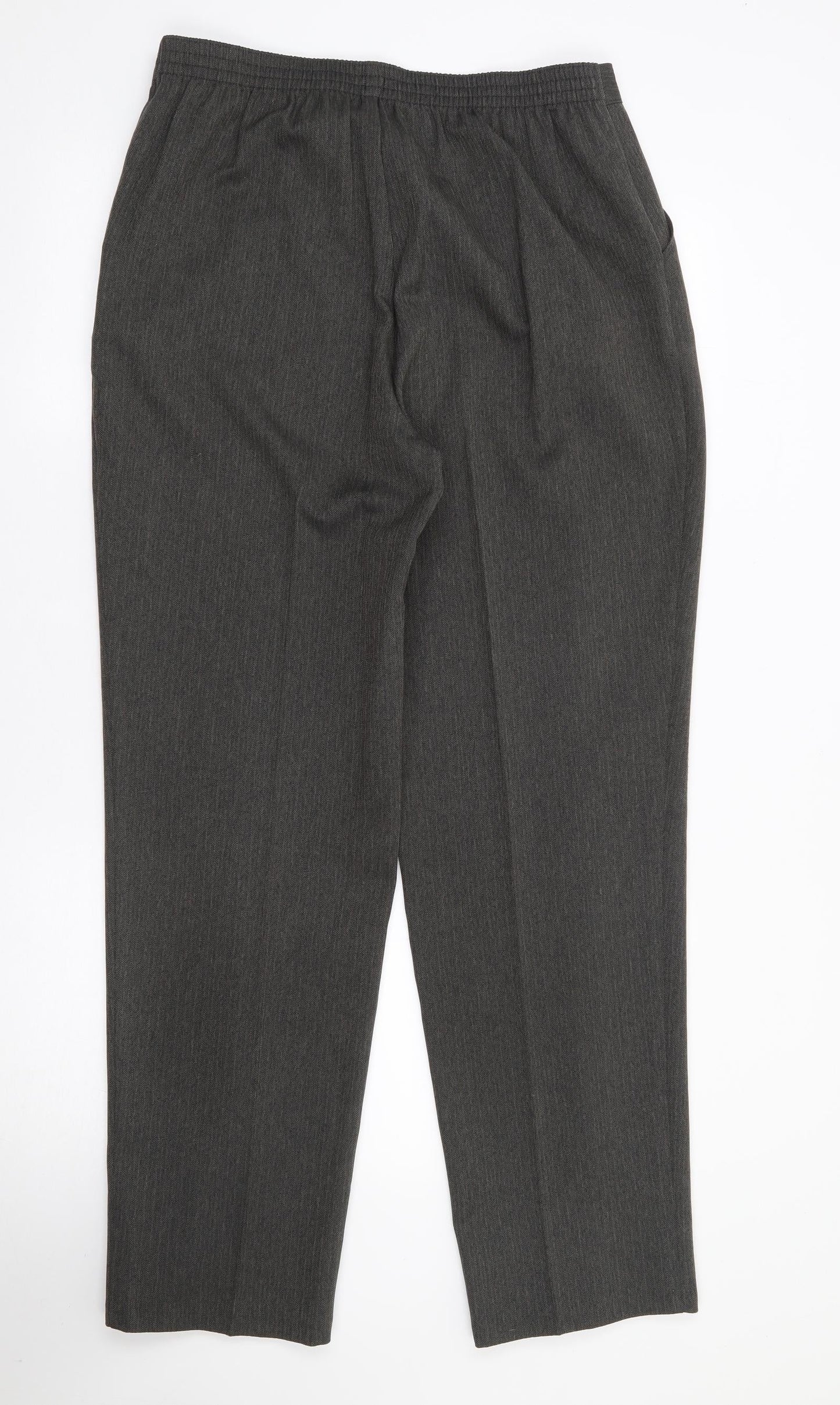 Womens UK Size 14 Marks and Spencer Regular Fit  Brown Trousers