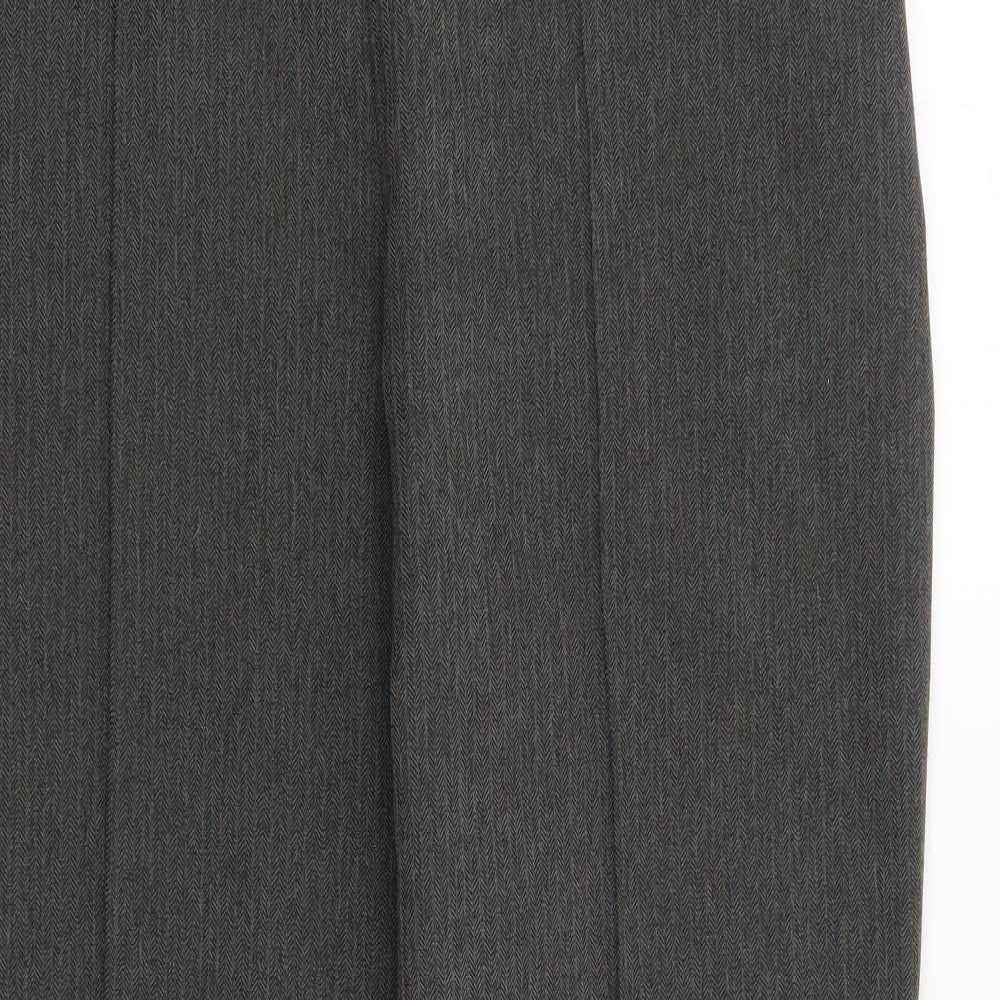 Womens UK Size 14 Marks and Spencer Regular Fit  Brown Trousers