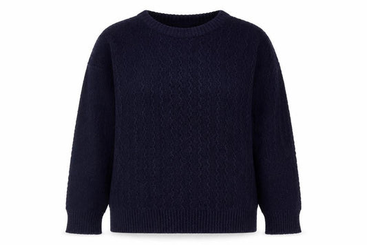 Womens UK Size 38 Poppy Blue Pullover Jumper